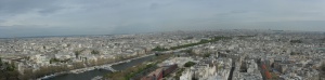 Panorámica desde la Tour Eiffel.